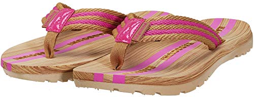 Eagsouni Men's Women's Flip Flops Casual Comfort Thong Sandals Non-Slip Slippers for Beach Pink - Image 2