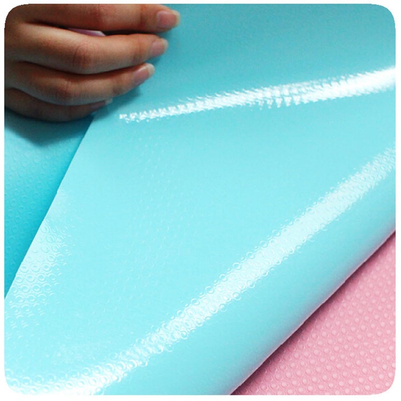 Thea Refrigerator Liners Mats Washable, Refrigerator Mats Liner Waterproof Oilproof, Fridge Liners for Shelves, Cover Pads for Freezer Glass Shelf Cupboard Cabinet Drawer (Pack of 12) - Image 4