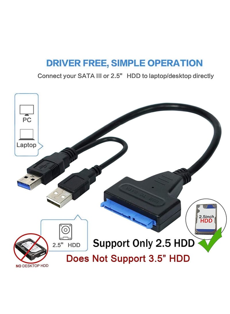 DIGI CORE USB 3.0 to SATA Series Male to Female Sata HDD SSD External Hard Drive Adapter Cable - Image 2