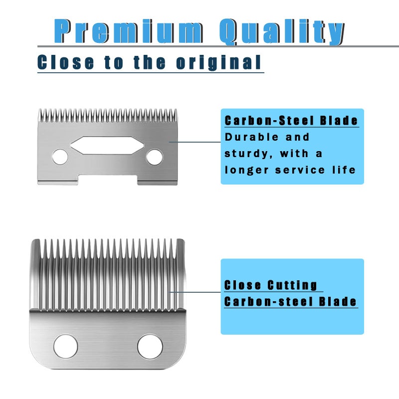 GERILKAI 1 Pack Blade Fit for Wahl Clipper Blades Replacement,Compatible for Wahl Clipper 2 Hole Clipper Blade Replacement Blades - Image 2