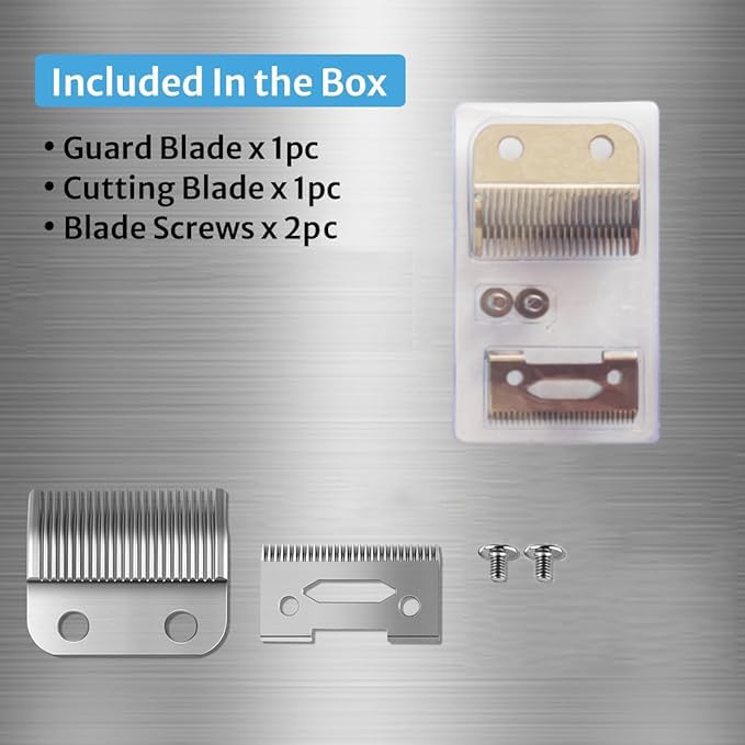 GERILKAI 1 Pack Blade Fit for Wahl Clipper Blades Replacement,Compatible for Wahl Clipper 2 Hole Clipper Blade Replacement Blades - Image 3