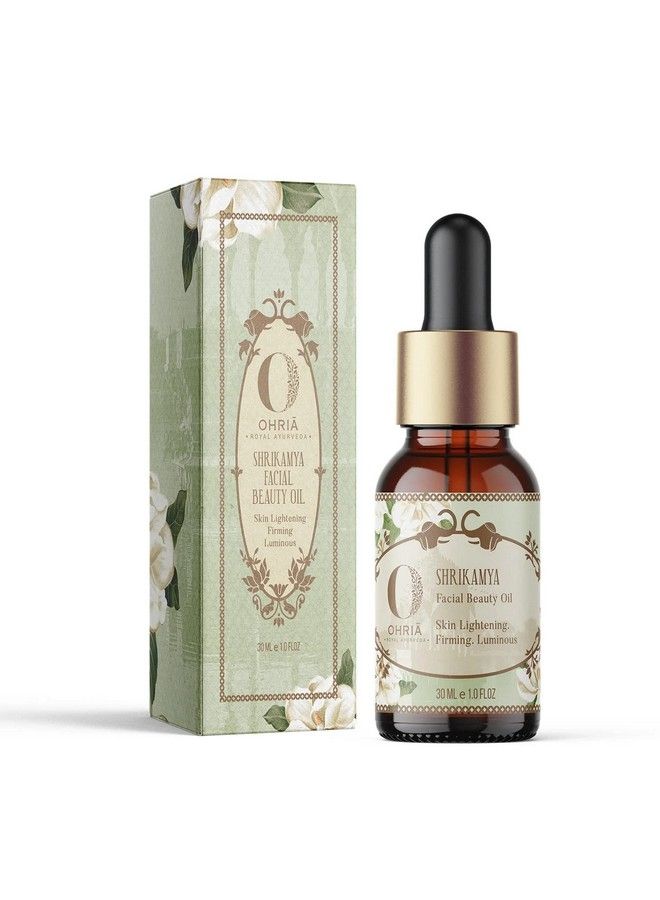 OHRIA Ayurveda Shrikamya Facial Beauty Oil ; Skin Lightening Firming & Luminous 30Ml - Image 2