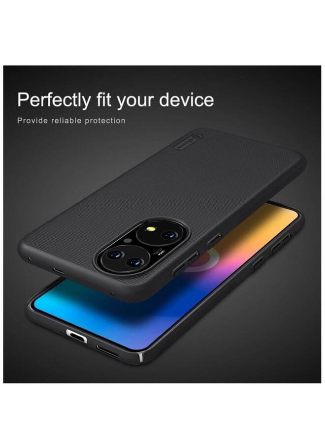 Nillkin Super Frosted Shield Hard Back Case Cover For Huawei P50 Black - Image 3