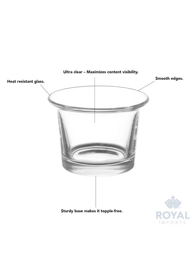 Royal Imports Royal Imports Candle Holder Hanging Oyster Votive Tealight Glass for Wedding, Birthday, Holiday & Home Decoration, Set of 6  - Image 4