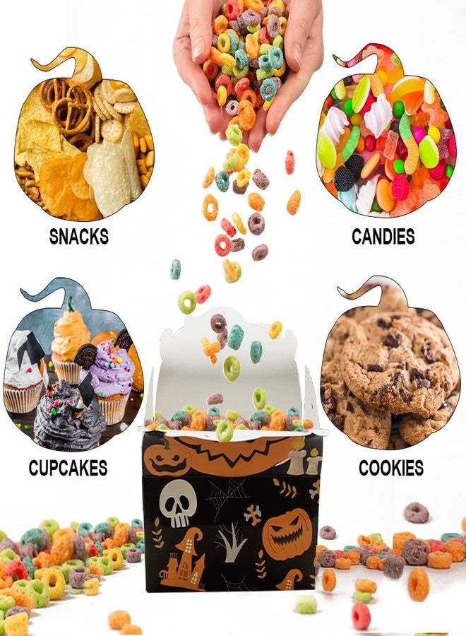 Kidepoch 24 Pcs Halloween Cardboard Boxes Funny Party Favors Boxes for Halloween Treat Boxes in Halloween Features for Candy Snacks Cookie Small Gifts - Image 5