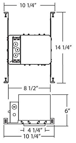 NICOR Lighting 4 inch Housing for New Construction Applications, Airtight, IC Rated (19002A) - Image 3