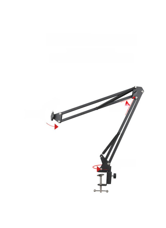 Generic - Mobile Phone Camera 4 Points A Nb35 Cantilever Bracket Connected To The Tremolo Live Chat Monitoring Microphone 1/4 Bracket-Color:1/4 Bracket (aluminum Base) + PTZ Mobile Phone Clip + Fill Light - Image 1