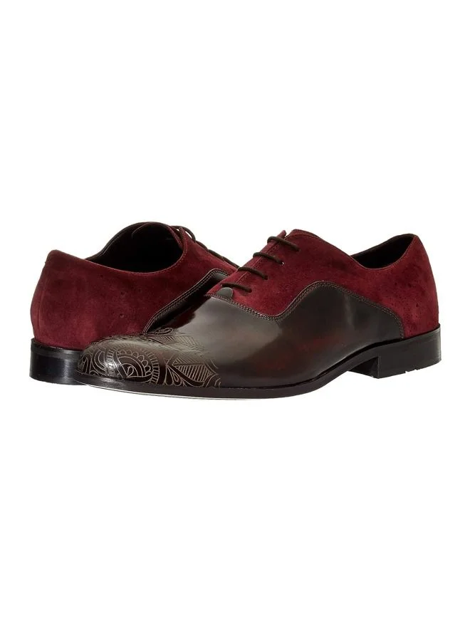 RUOSH Mens Oxford Derby Lace up Comfort Leather Work Office Formal Occasion Party Wear Premium Shoes