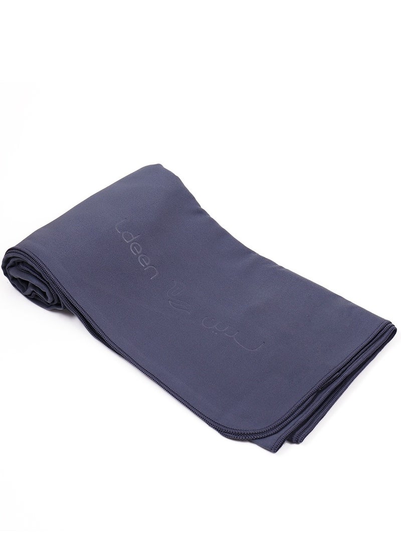 لدين منشفة الجسم المطورة (90*180 سم) كحلي + حقيبة - Image 1