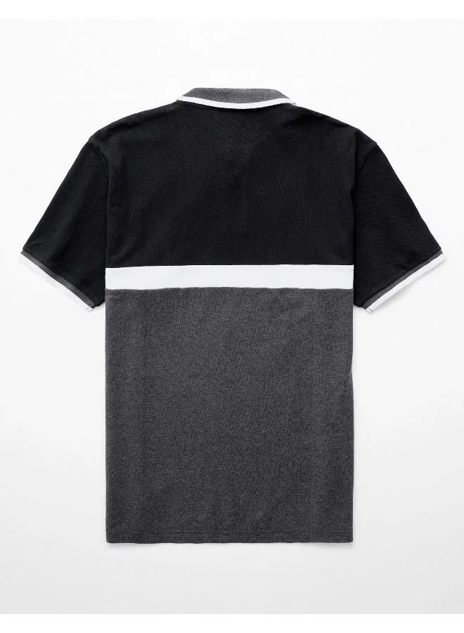 امريكان ايجل AE Logo Flex Pique Polo Shirt