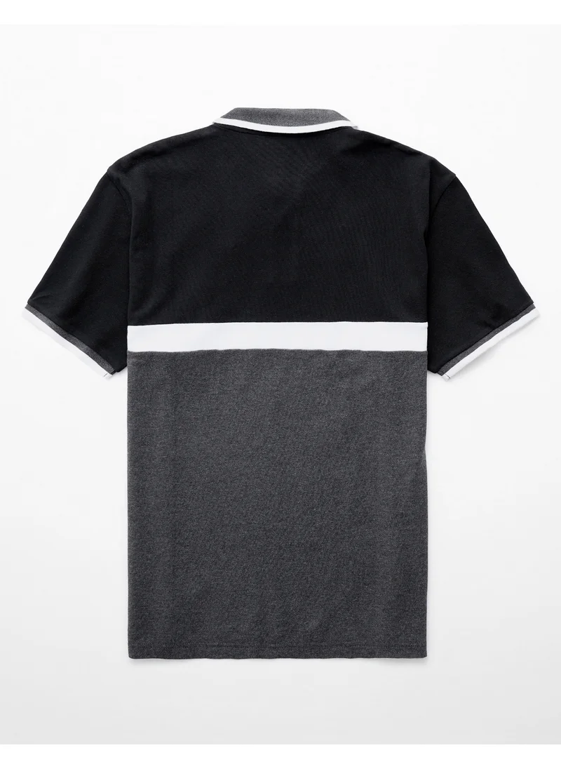 American Eagle AE Logo Flex Pique Polo Shirt
