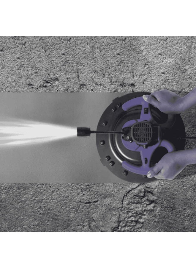 Makute EM121-380D Electric Wall Polishing Machine 1680W 220V | Concrete Cement Plaster Surface Finishing Tool | Mortar Smoothing Trowel for Construction & Renovation Work - Image 1