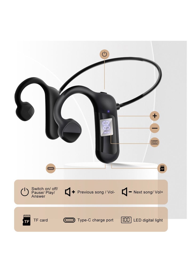 GULFLINK Bone Conduction Bluetooth Sports Headset for Outdoor 300mah Red - Image 5
