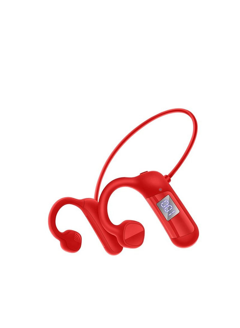 GULFLINK Bone Conduction Bluetooth Sports Headset for Outdoor 300mah Red - Image 1