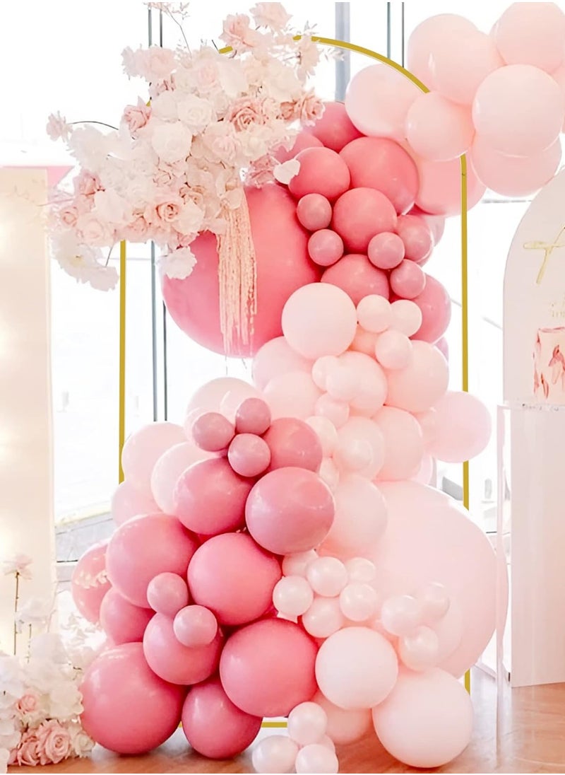 Jorunb 6.6 FT Wedding Arch Backdrop Stand Gold Metal Backdrop Stand for Wedding Ceremony Birthday Party Bridal Baby Shower Photo Booth Garden Floral Balloon Arch Decoration  - Image 3