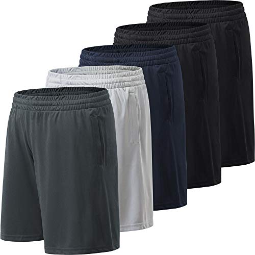 MCPORO Mens Athletic Shorts with Pockets Quick Drying Activewear for Gym Workout - Image 1