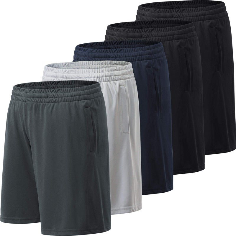 MCPORO Mens Athletic Shorts with Pockets Quick Drying Activewear for Gym Workout - Image 5