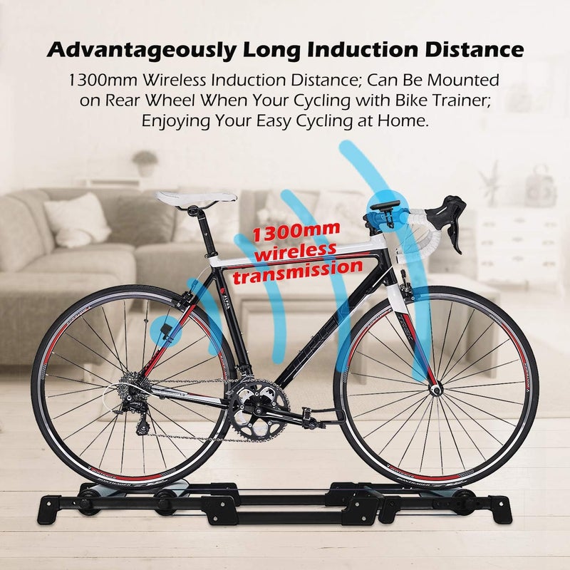 PRUNUS Bike Speedometer and Odometer Wireless Waterproof Bicycle Computer with Touch Sensor Switch, Big Digital LCD Screen, Automatic Wake-up for Outdoor MTB Road Cycling and Fitness… - Image 2
