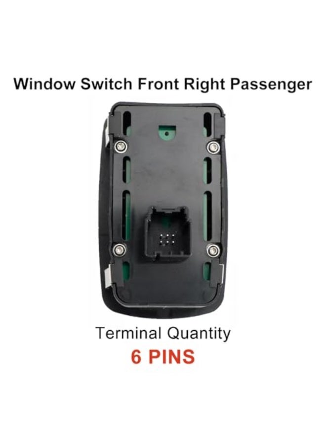 Starwell Power Window Switch Front Right Passenger Side Compatible with Dodge Challenger 2015-2021 | Replaces# 68183751AD, 68183751AA, 68183751AB, 68183751AC - Image 4