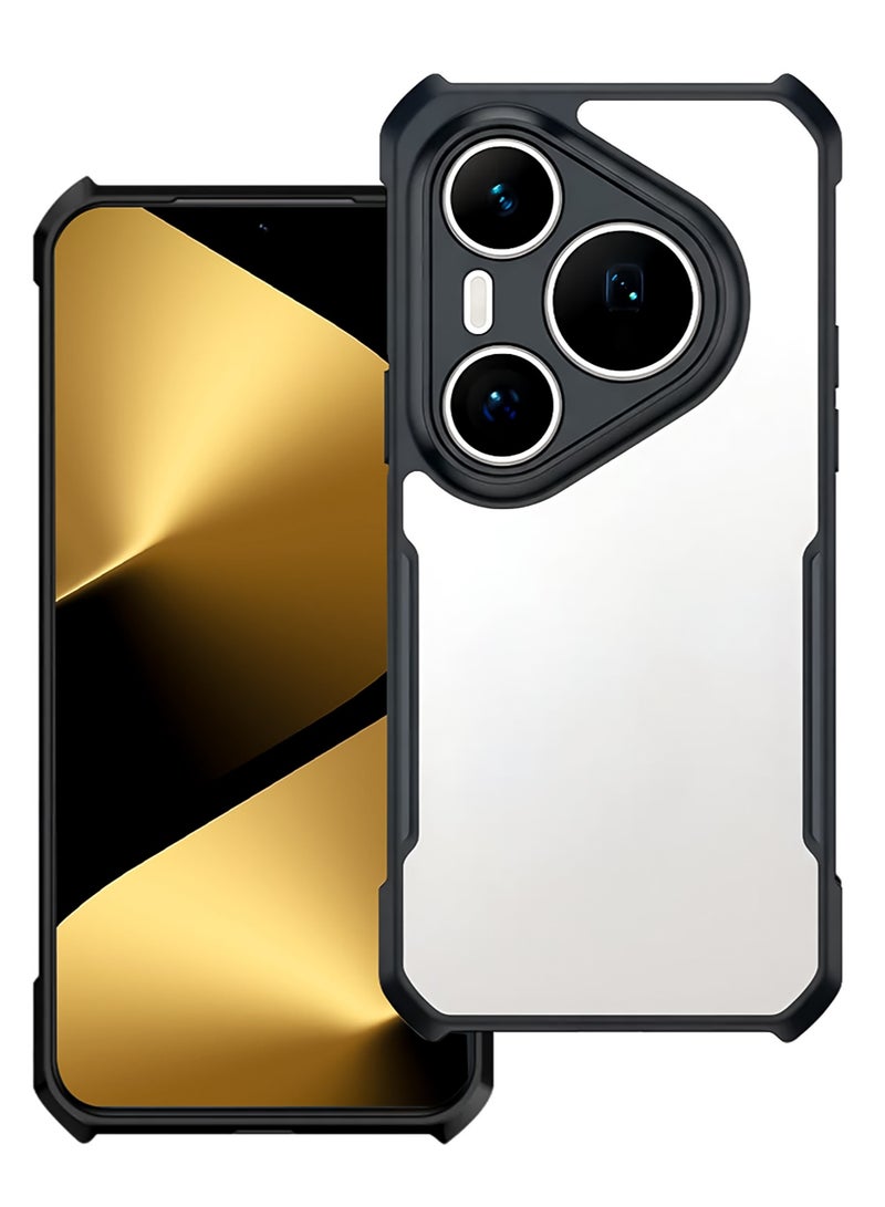 For Huawei Pura 80 Pro / 80 Pro+ Case, Camera Lens Protection Back Cover, TPU+PC Shockproof Bumper Mobile Phone Case, Anti-Yellowing Slim Fit Protective Casing - Image 1