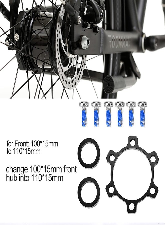 Pilipane bikes Hub Adapter , Alloy Gear Front Rear bikes Boost Hub Conversion Adapter bikes Thru Axle Accessory (15mm x 100mm to 110mm) , bikes disc Brake Conversion bikes Tailgate pad Adapter - Image 2