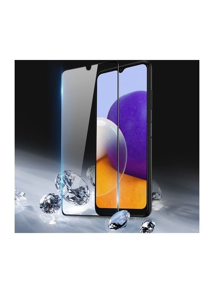 Full Size Tempered Glass Screen Protector For Samsung Galaxy A22 5G Clear - Image 5