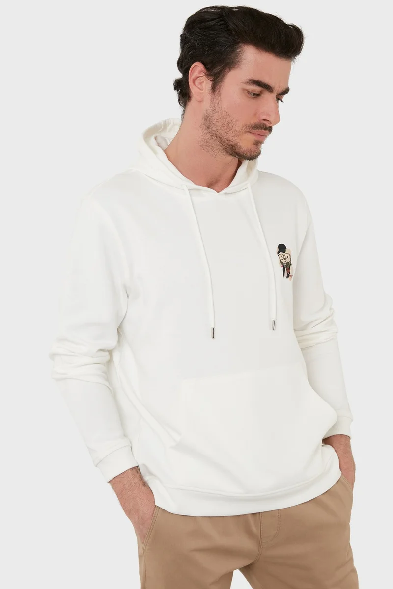 Exxe Cotton Kangaroo Pocket Hooded Sweat Men's Sweat 6141006