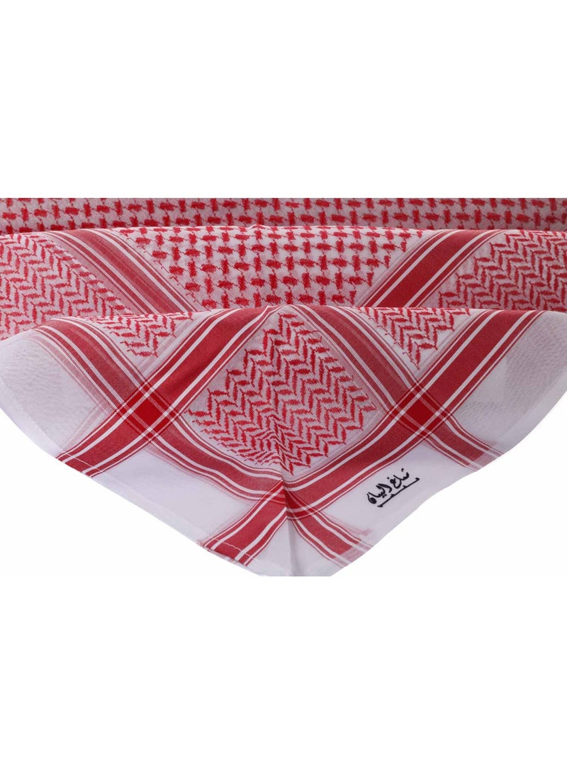 شماغ البيان أحمر فاتح كلاسيك - Image 2
