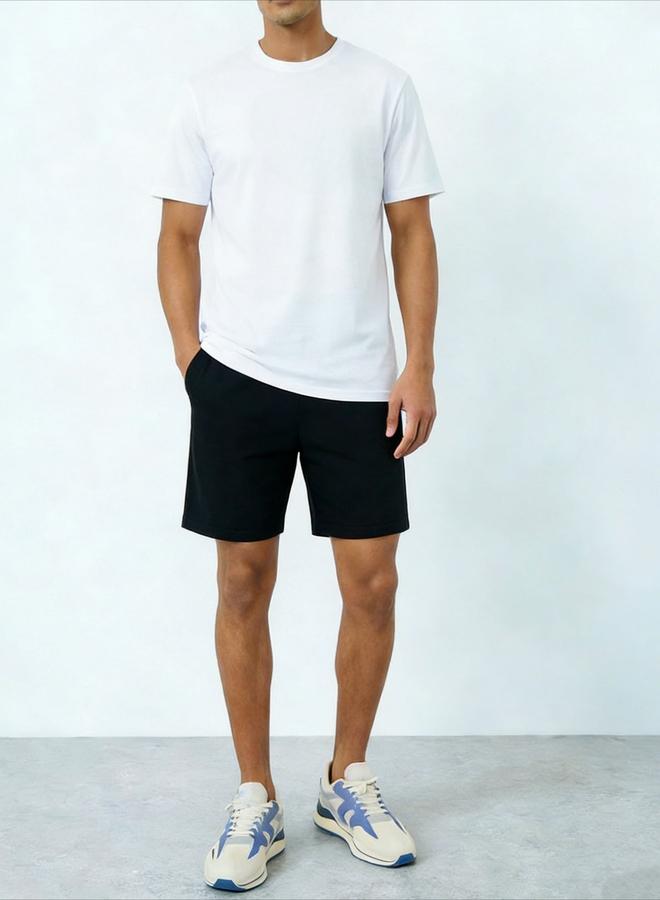 Take Two men's graphic print round neck short sleeve T-shirt with shorts set - Image 3