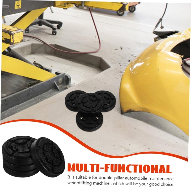 4Pcs Rubber Jack Pads for Two Post Lifting Durable Car Lifting Support Blocks for Automotive Maintenance Protective Pads for Stability and Grip - Image 3