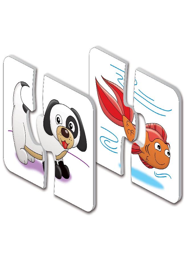 The Learning Journey: My First Match It - Head and Tails - 15 Piece Self-Correcting Animal Matching Puzzles - Learning Toys for Toddlers 1-3 - Award Winning Toys - Image 3