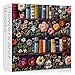 PICKFORU Wildflower Pages Jigsaw Puzzle 1000 Pieces Unique Art Floral Plant Puzzle Retro Vintage Aesthetic Challenge for Adults - Image 2