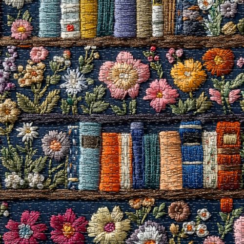 PICKFORU Wildflower Pages Jigsaw Puzzle 1000 Pieces Unique Art Floral Plant Puzzle Retro Vintage Aesthetic Challenge for Adults - Image 5