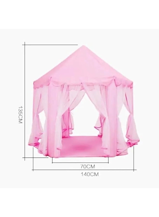 Hexagon Castle Kids Play Tent – Foldable & Portable (135×140 cm) - Image 3