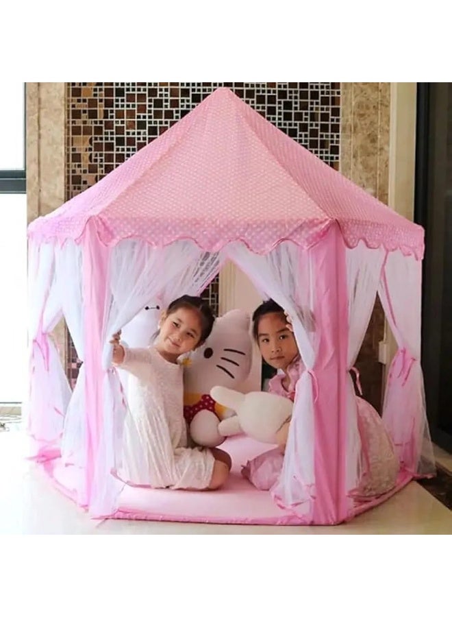 Hexagon Castle Kids Play Tent – Foldable & Portable (135×140 cm) - Image 5