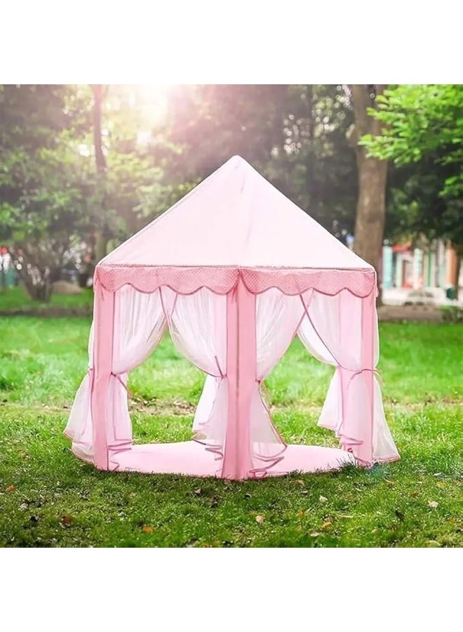 Hexagon Castle Kids Play Tent – Foldable & Portable (135×140 cm) - Image 4