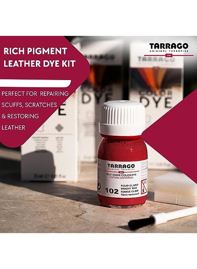 TARRAGO Self Shine Color Dye 25 ml | Self-Shining Dye for Shoes and Accessories | Bitumen Covers Scuffs and Wear of Footwear | Universal dye - Image 4