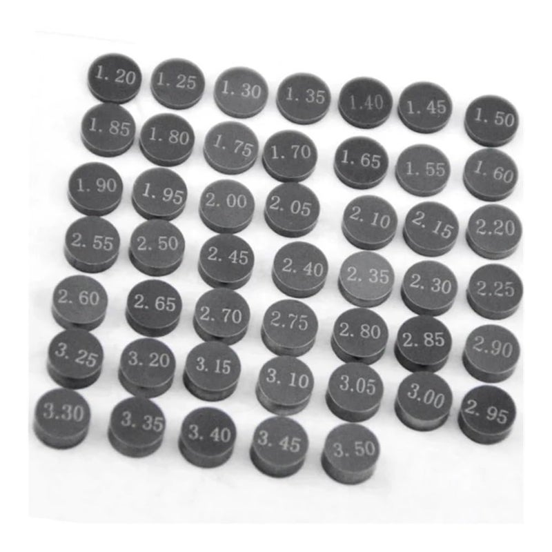 Motorcycle Adjustable Valve Shim Kit 46pcs 1 225 3 475mm Fit For ZZR 600 ZX 750 ZX 600 ZX 900 ZX 7R ZX7RR ZX 6R ZX6RR ZX636 ZX6 - Image 2