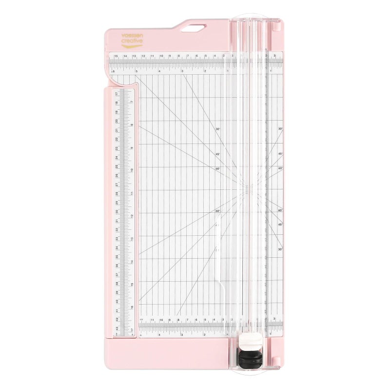 Vaessen Creative Trimmer and Scoring Board 6 for Scrapbooking Cardmaking and Other Paper Crafts Pink 152 x 305 cm