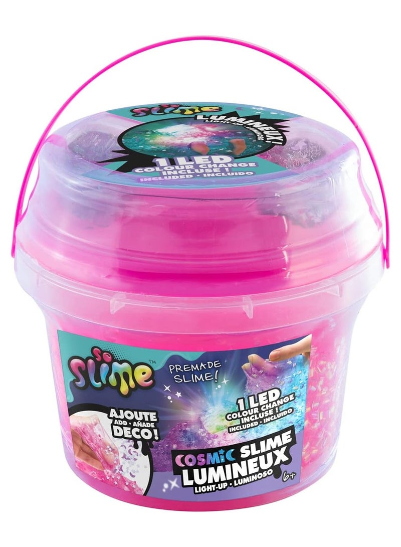 Slime Light-up Cosmic Crunch Slime Bucket - 1 Piece Only / Color May Vary - Image 4