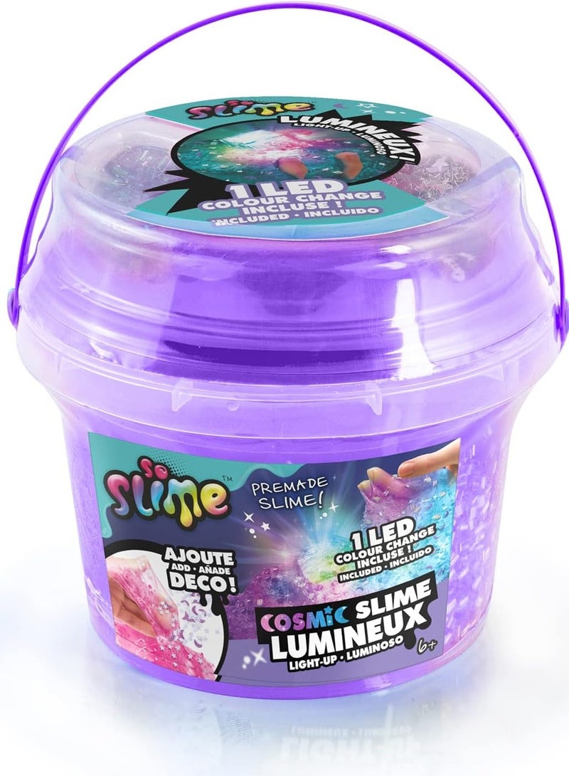 Slime Light-up Cosmic Crunch Slime Bucket - 1 Piece Only / Color May Vary - Image 3