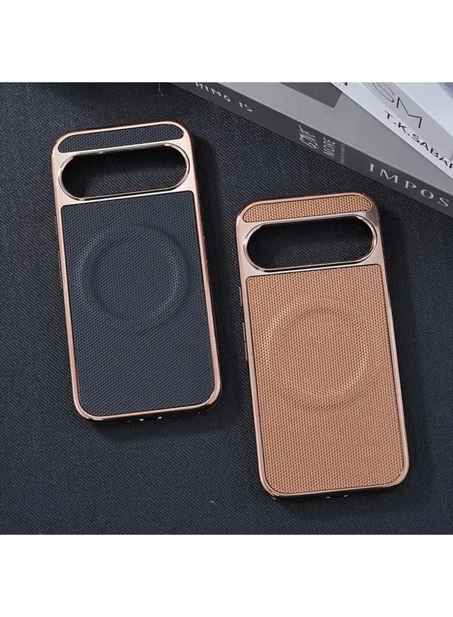 Golden Magnetic Phone Case For Google Pixel 9 Pro With Wireless Charging - Image 2