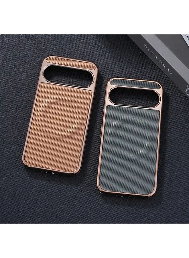 Golden Magnetic Phone Case For Google Pixel 9 Pro With Wireless Charging - Image 4