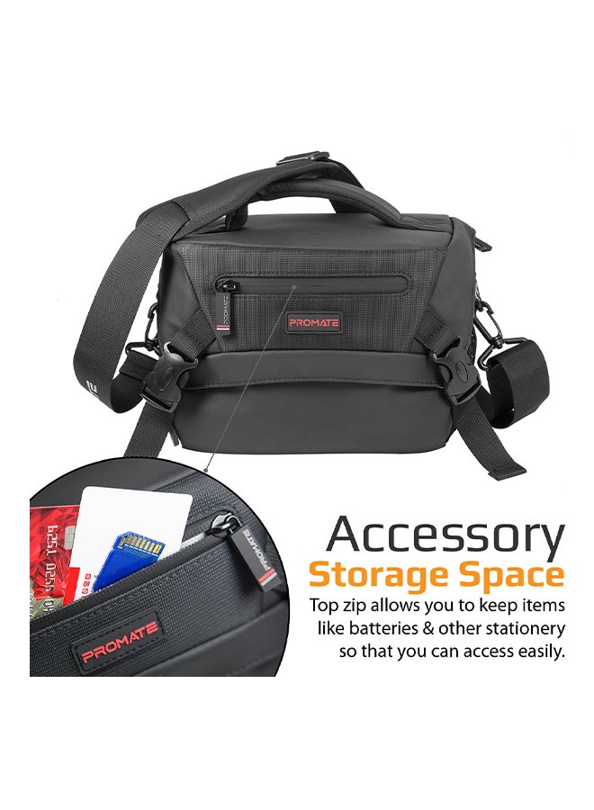 PROMATE DSLR Camera Bag Black - Image 2