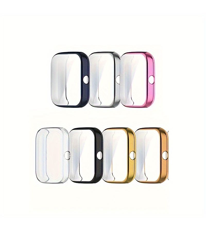 Black Soft TPU Bumper Full Face Cover Case for Amazfit Bip 3 Pro - Image 1