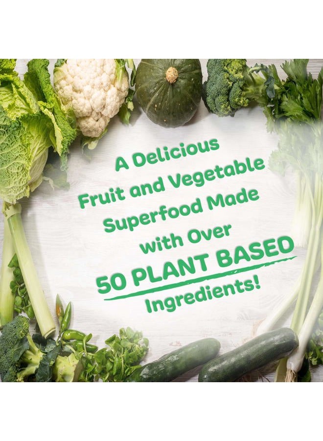 New Vitality Royal Greens Superfood Powder | Healthy Veggie Powder with Probiotics, Enzymes, Antioxidants, Wheat Grass & Greens 10.75oz (30 Day Supply) - Image 2