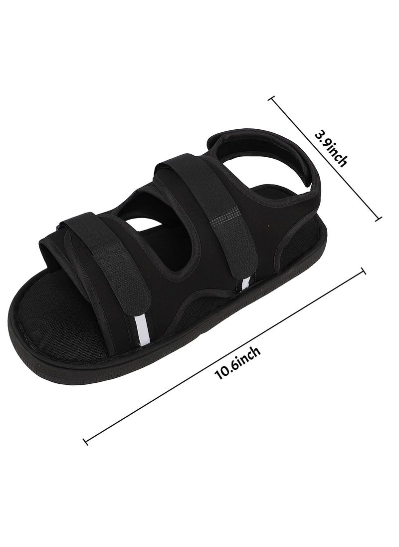 Generic - Post Op Shoe with Waterproof Leg Cast Cover, Adjustable Walking Boot Recovery Plaster Shoe Cover Medical Boot for Foot Injuries Sprained Ankle Broken Foot Toe Post Surgery Kids Women Men, M Size - Image 1
