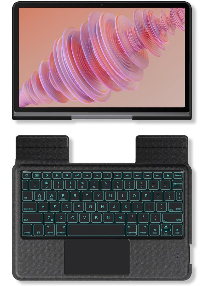 Backlit Keyboard Case for Lenovo Tab Plus 11.5 Inch TB351FU Multi Gesture Touchpad Magnetic Detachable Keyboard - Image 3