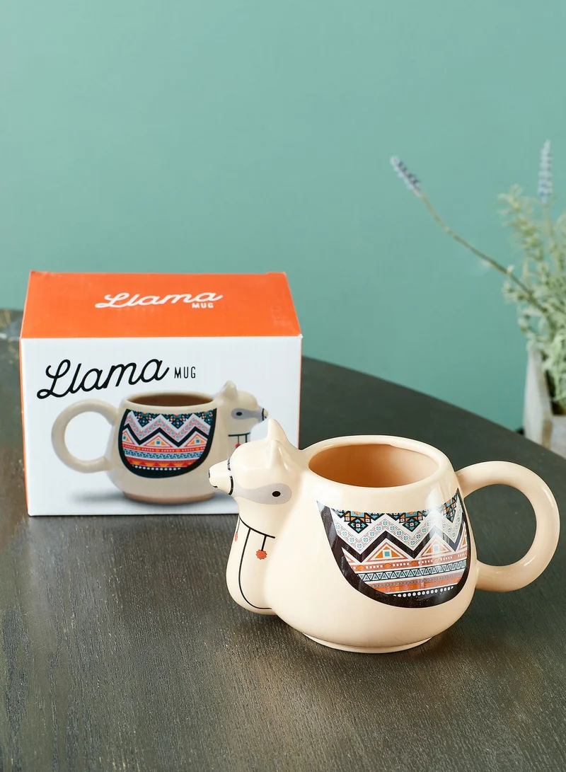 Thumbs Up Llama Shaped Mug