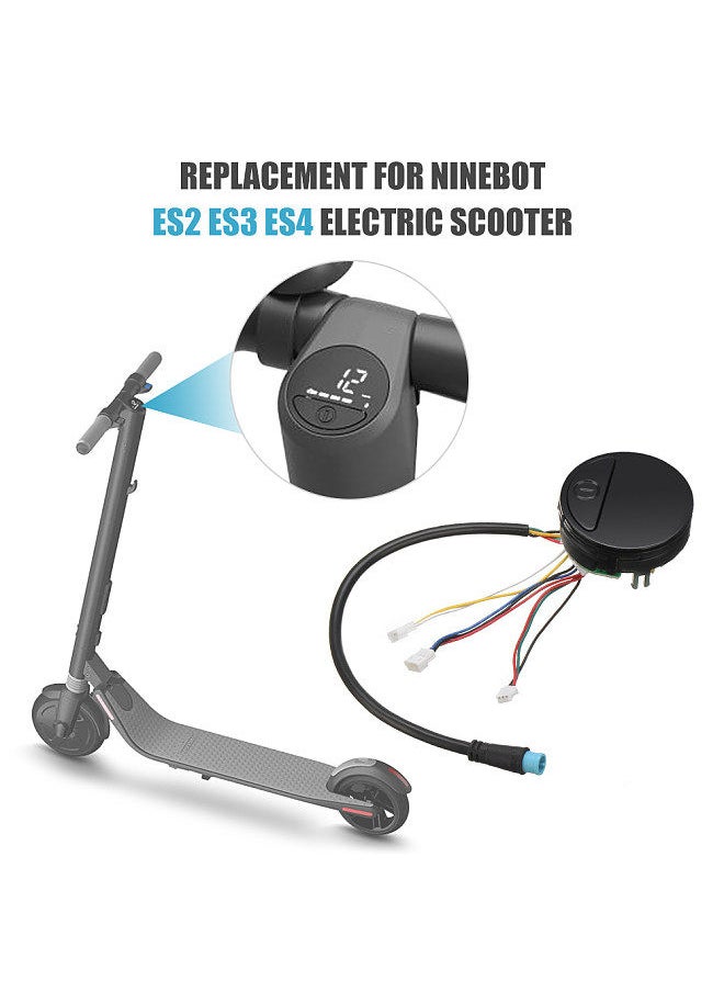 Generic - BT Dashboard with Cover Replacement for Ninebot Es2 ES3 Es4 Electric Scooter Circuit Board Accessories Kit - Image 1